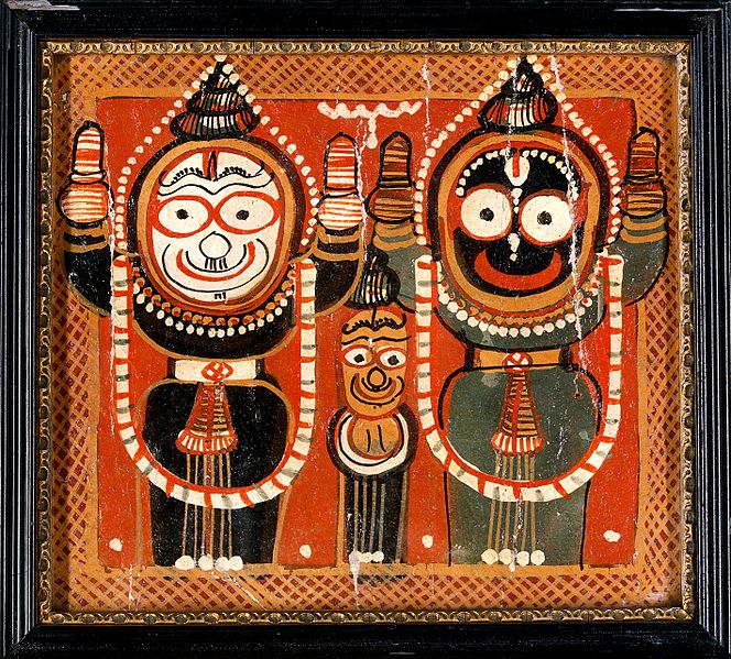 Balaram, Subhadra and Jagannath, circa 1880–1910