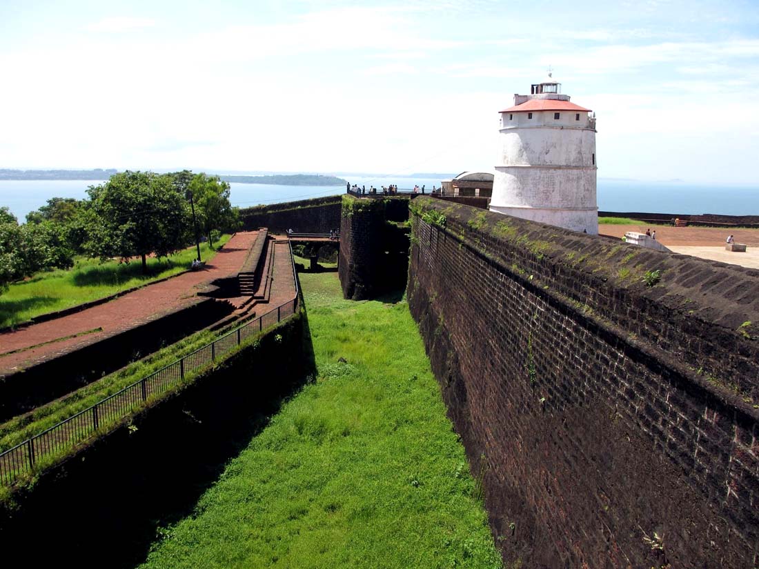 Fort Aguada, Upper Citadel; Image Source: Archaeological Survey of India