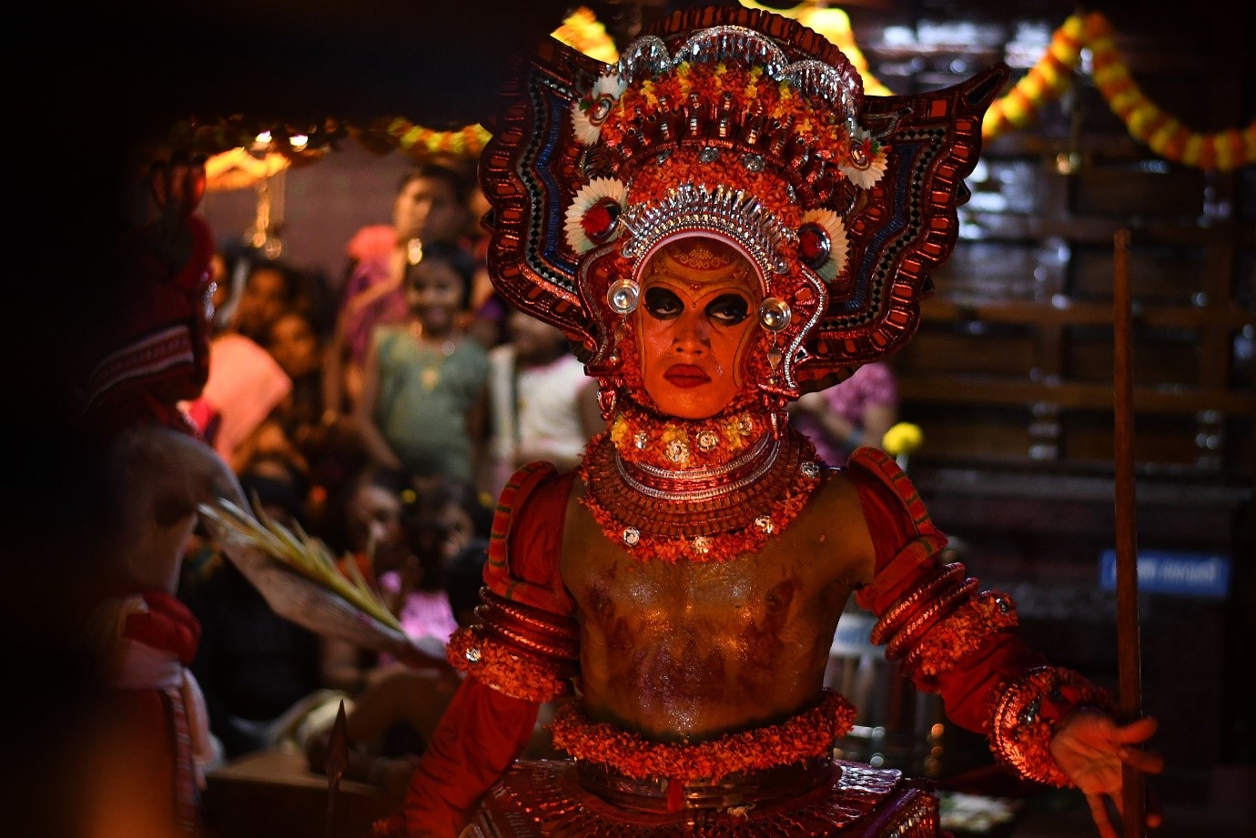 Theyyam. Image Source: Wikimedia Commons
