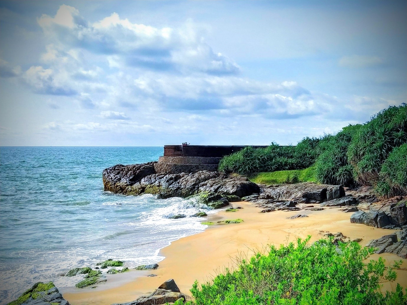 A lone bastion, projecting out to the sea. Image Source: Pixahive