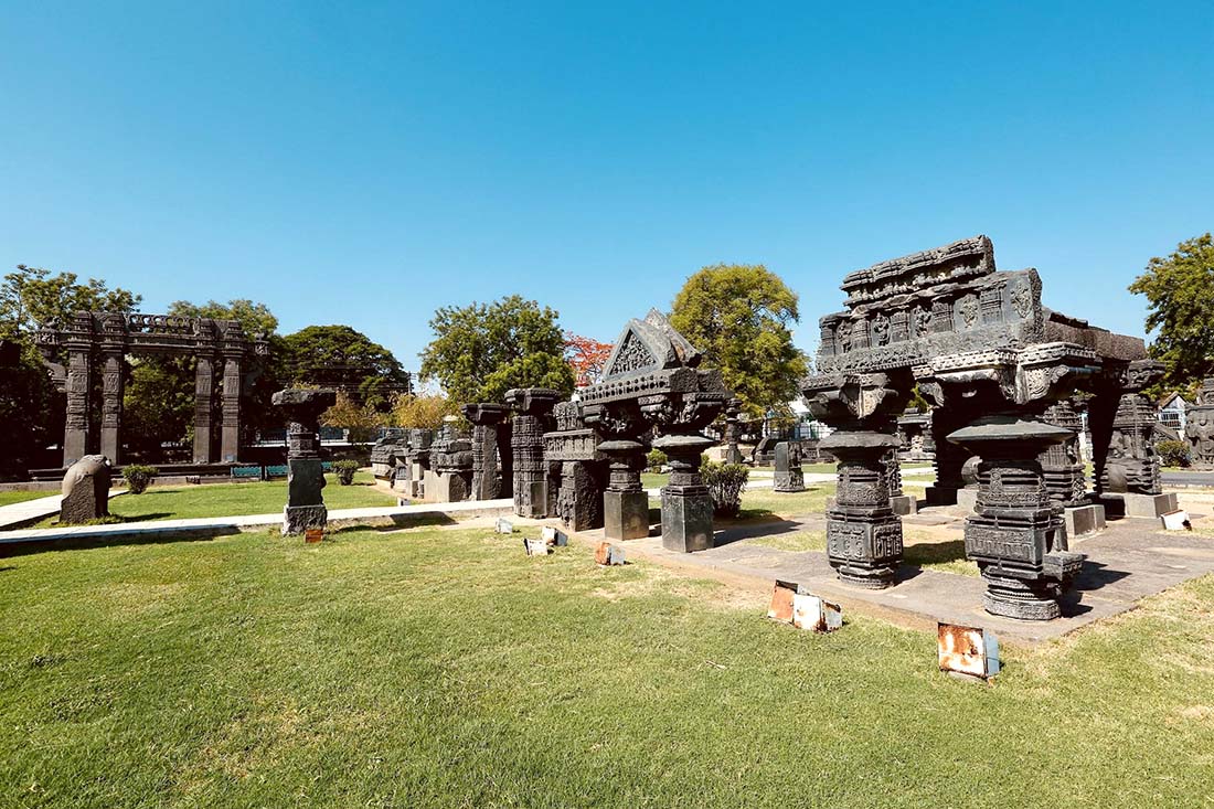 Architectural structures inside the Warangal Fort, Image Source: ASI Archaeological Survey of India
