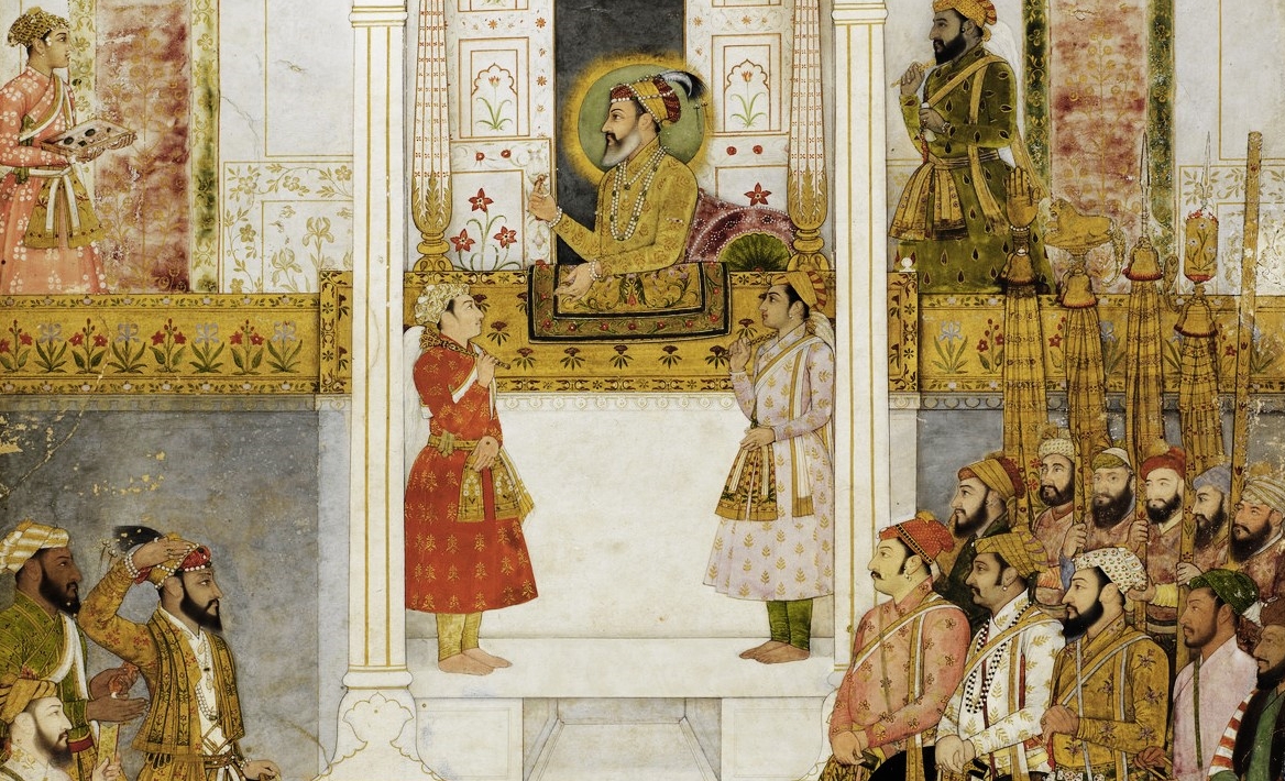 Shah Jahan holding durbar at Diwan-i-Am, 1650 CE. Image Source: Wikimedia Commons