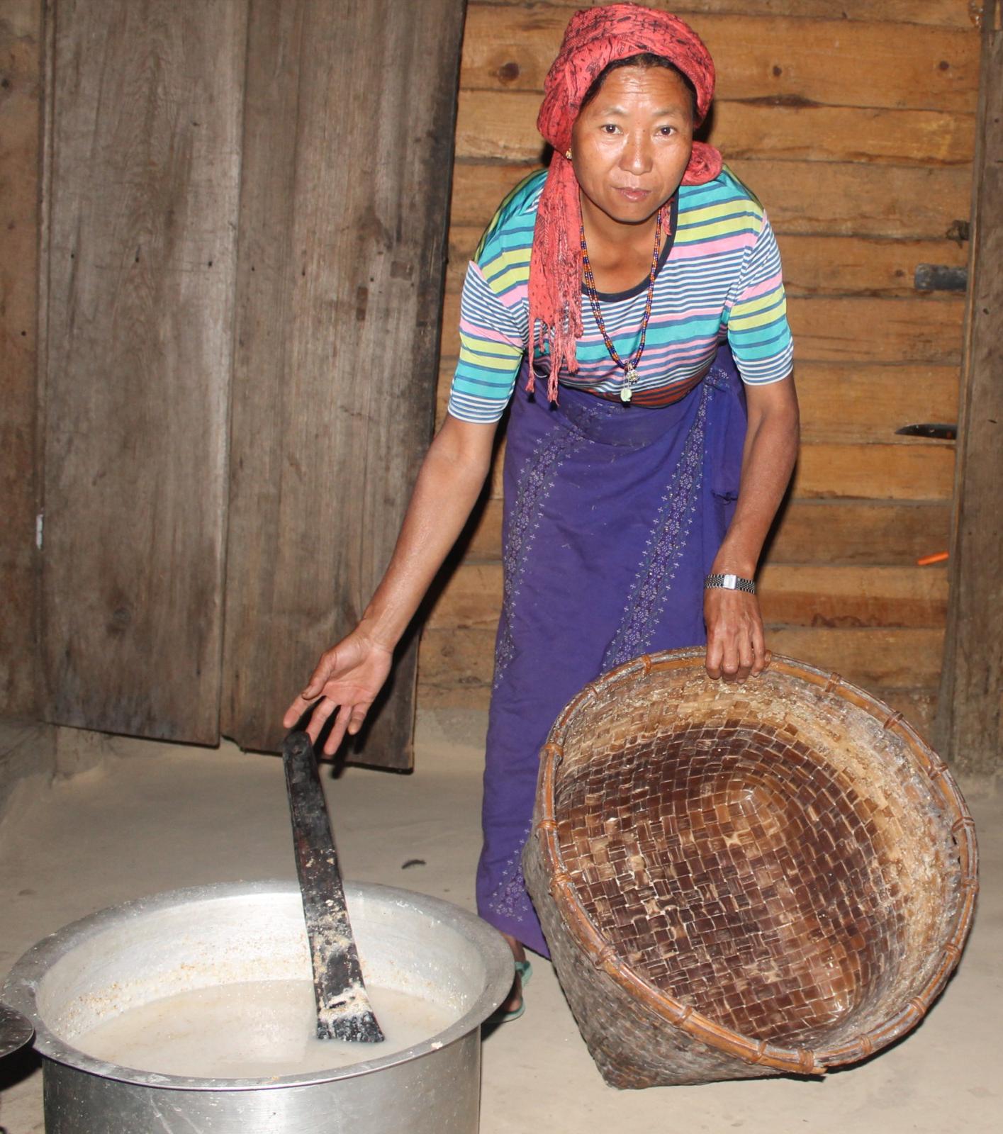 Khor (Rice beer of Tangkhul)