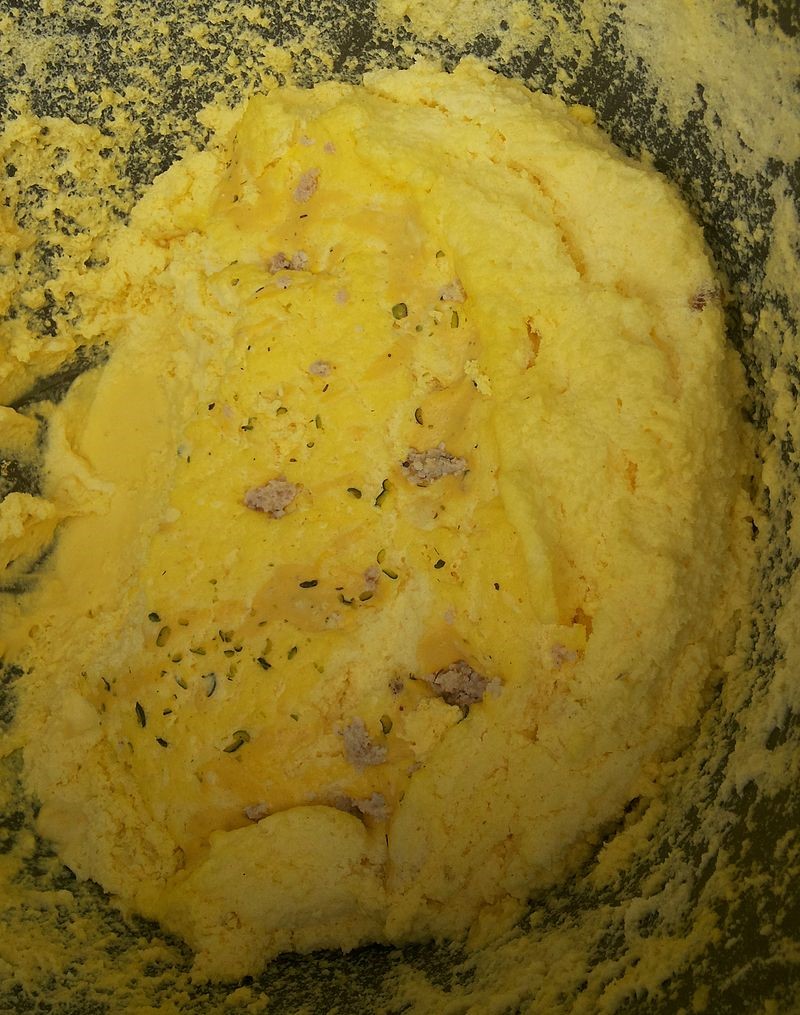 Malaiyo, a dessert made from milk cream, a specialty of Varanasi