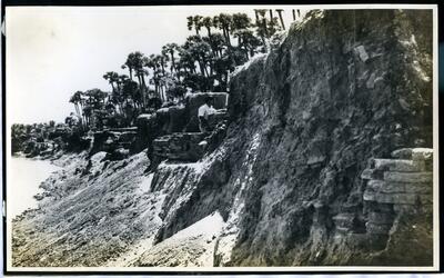 088-1650-61-Centenary Preparation-Misc- -ARIKAMEDU-wALL PROJECTING FROM THE RIVER BANK -088.jpg