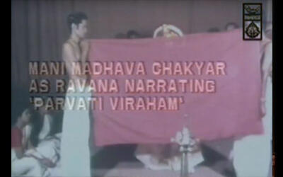 Parvati viraham: mani madhava chakyar as ravana narrating