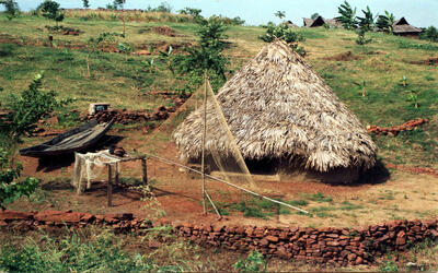 Fisherman house,Andhra Pradesh.JPG