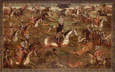 Paintings in the Ashoka Hall of Rashtrapati Bhavan