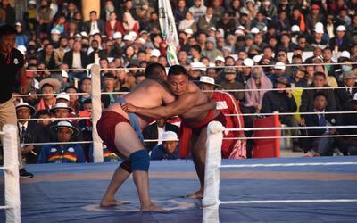 Naga Wrestling. Image source: Vekhozo Akhozo.