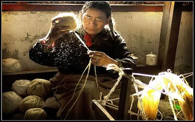 Tibetan Carpet Factory in Ravangla, Sikkim 