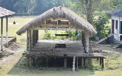 Traditional youth dormitory of the Mising community 