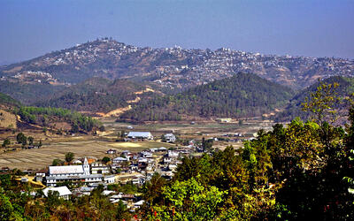 A scenic view from Mizoram