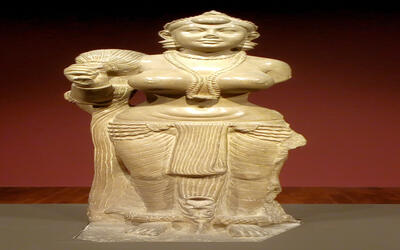 Chauri-bearer from Didarganj, Bihar Museum