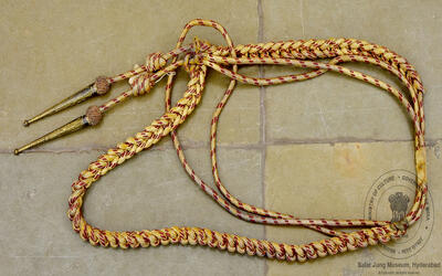 Belt to go with the uniform of Salar Jung III 