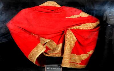 Golden brocade chadder belonging to Maharaja Nanda Kuma