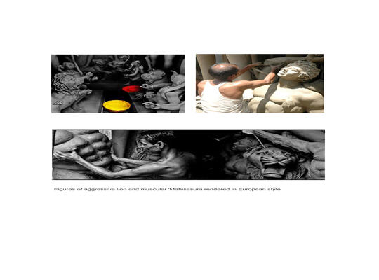 Art Activities during Durga Puja