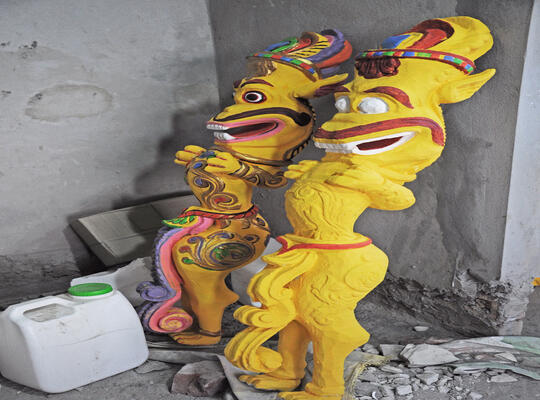 Art Activities during Durga Puja