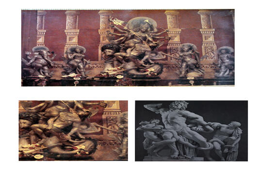 Art Activities during Durga Puja