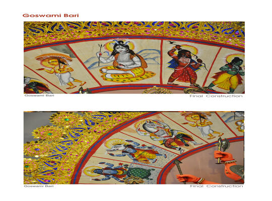 Art Activities during Durga Puja