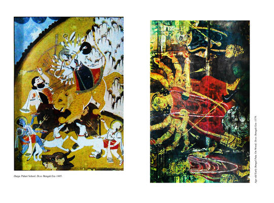 Art Activities during Durga Puja
