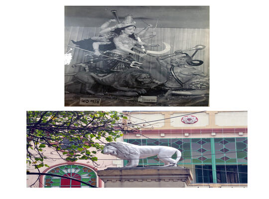 Art Activities during Durga Puja
