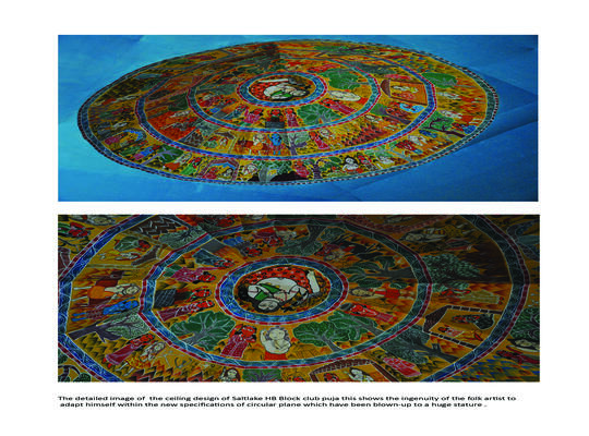 Art Activities during Durga Puja