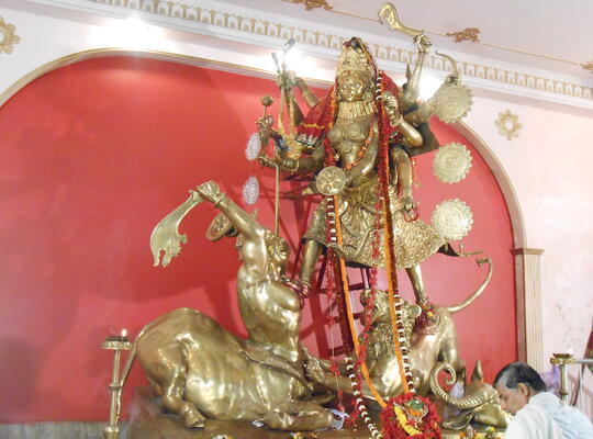 Art Activities during Durga Puja