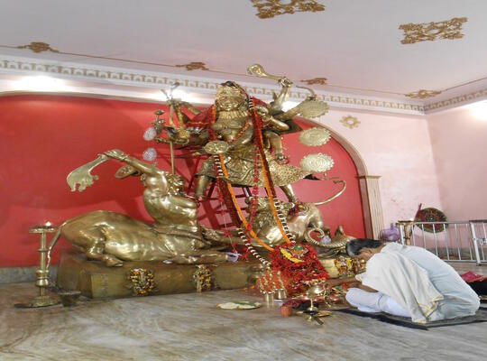 Art Activities during Durga Puja