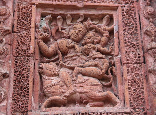 Art Activities during Durga Puja
