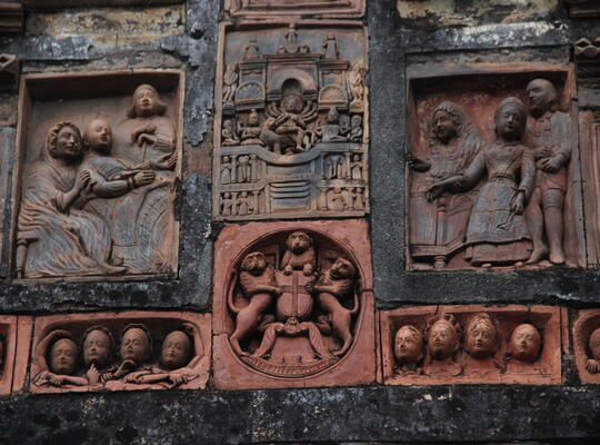Art Activities during Durga Puja