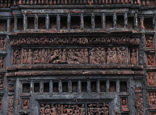 Art Activities during Durga Puja