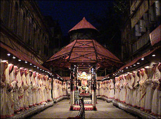 Art Activities during Durga Puja