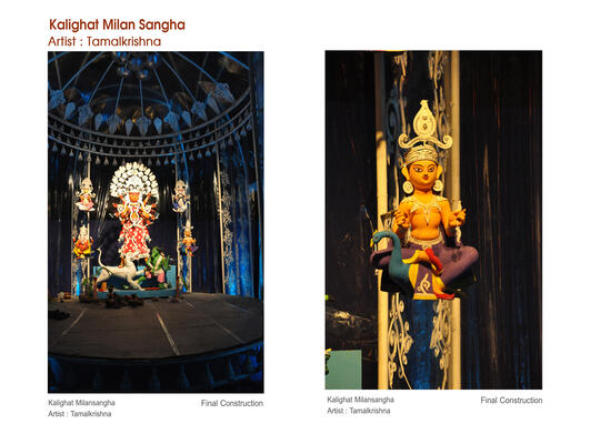 Art Activities during Durga Puja