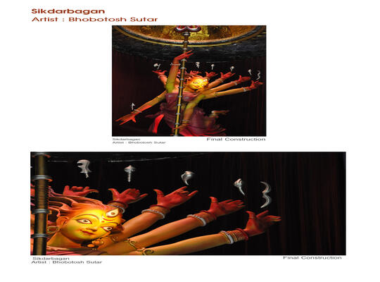 Art Activities during Durga Puja
