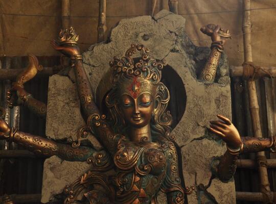 Art Activities during Durga Puja Art Activities during Durga Puja
