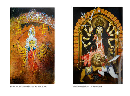 Art Activities during Durga Puja