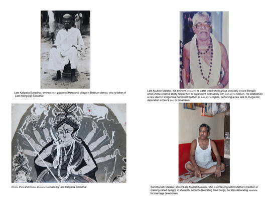Art Activities during Durga Puja