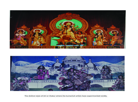 Art Activities during Durga Puja