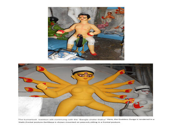 Art Activities during Durga Puja