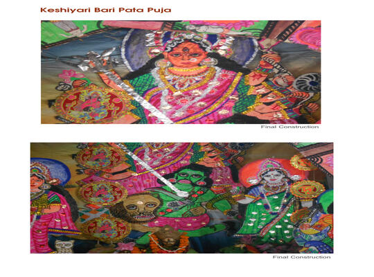 Art Activities during Durga Puja