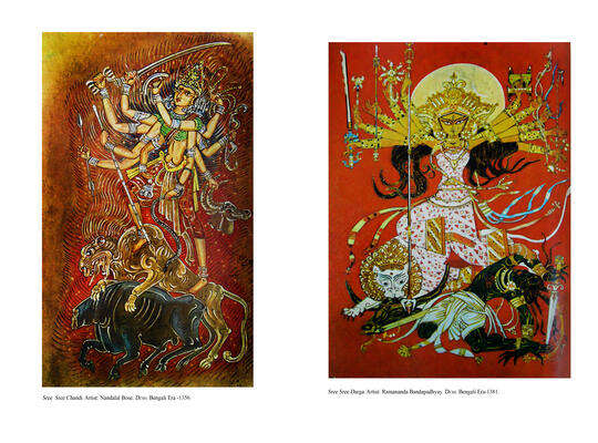 Art Activities during Durga Puja