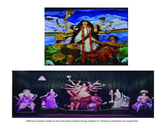 Art Activities during Durga Puja