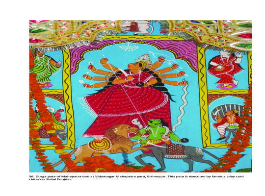 Art Activities during Durga Puja