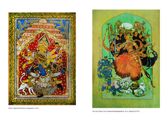 Art Activities during Durga Puja