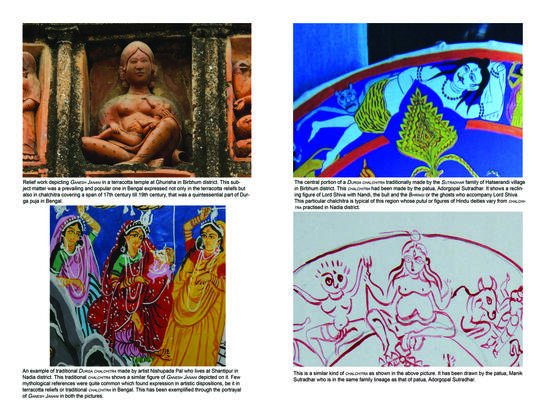 Art Activities during Durga Puja