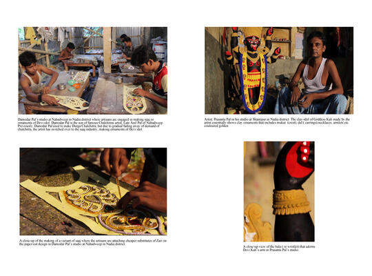 Art Activities during Durga Puja